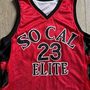 So Cal Elite #23 Mens AAU Reversible Basketball Jersey M